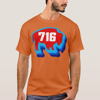 T-shirt Buffalo 716 Buffalo New York WNY Retro Buf Vintage