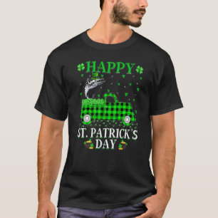 T-shirt Buffalo à carreaux Camion vert Barracuda Poisson S