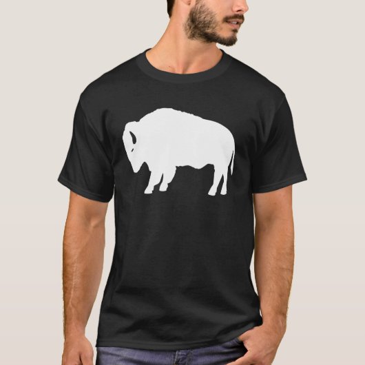 T-shirt Buffalo américain Amérique Faune Nature Des (Devant)