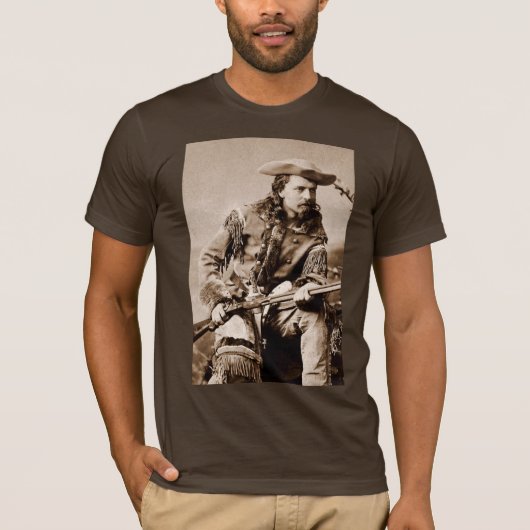 T-shirt Buffalo Bill Cody - Circa 1880 (Devant)