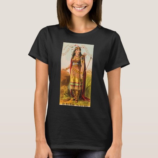 T-shirt Buffalo Bill Handsomest Indian Maiden 1880s (Devant)