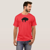T-shirt Buffalo/Bison debout (Devant entier)