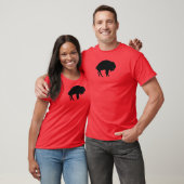 T-shirt Buffalo/Bison debout (Unisexe)