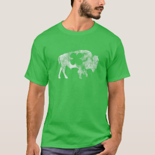 T-shirt Buffalo Bison Shamrock St. Patrick's Day Saint Pad