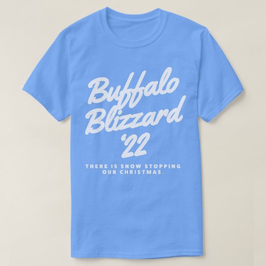 T-shirt Buffalo Blizzard 22 Buffalo Neige NY 2022 (Design devant)