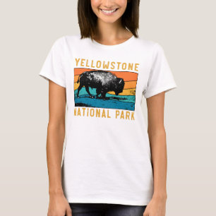 T-shirt Buffalo de bison des Etats-Unis de cadeaux de parc