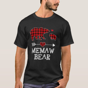 T-shirt Buffalo de l'ours de la mâchoire Plaid Red Buffalo