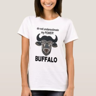 T-shirt Buffalo Head Bison Animal Buffalo