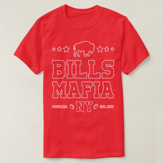 T-shirt Buffalo Movement Texte blanc (Design devant)