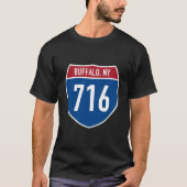 T-shirt Buffalo New York Buffalo Ny Highway Interstate Sig (Devant)
