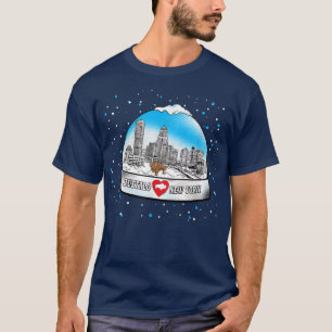 T-shirt BUFFALO NY snowglobe 716 New York love BFLO winte