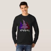 T-shirt Buffalo Plaid and Leopard Christmas Tree (Devant entier)