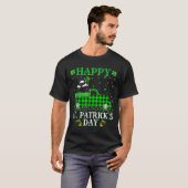 T-shirt Buffalo Plaid Camion Vert Orca Fish St Patrick S D (Devant entier)