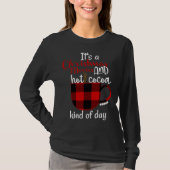 T-shirt Buffalo Plaid Christmas Movie and Hot Cocoa (Devant)