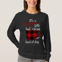 Buffalo Plaid Christmas Movie and Hot Cocoa