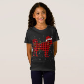 T-Shirt Buffalo Plaid Correspondant Sibérien Husky Christm (Devant entier)