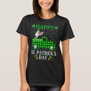 T-shirt Buffalo Plaid Green Truck Albatross Bird St Patri