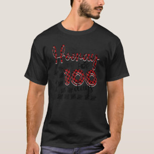 T-shirt Buffalo Plaid Happy