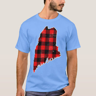 T-shirt Buffalo Plaid Maine
