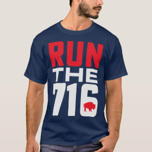 T-shirt Buffalo Runner Run the 716 Buffalo NY