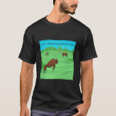 T-shirt Buffalo Springfield Punny Rick Londres Unixex Tee (Devant)