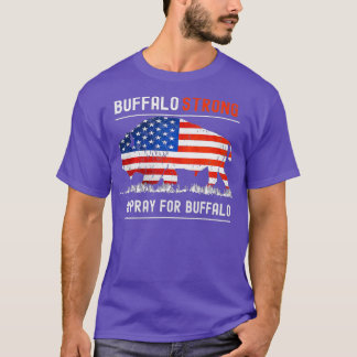 T-shirt Buffalo Strong Pray For Buffalo American flag (2)