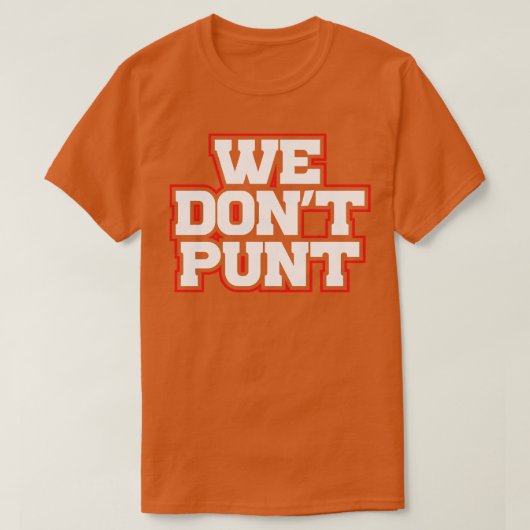 T-shirt Buffalo We Dont Punt 716 WNY (Design devant)