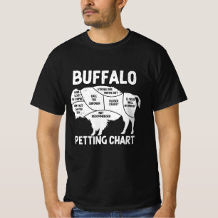 T-shirt Buffalo Wildlife Pile Graphique Pour Les Amateurs 