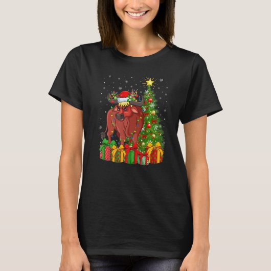 T-shirt Buffalo Xmas Holiday Père Noël Buffalo Christmas T (Devant)