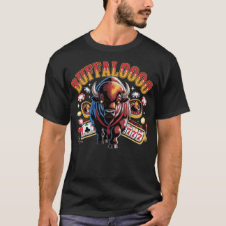 T-shirt Buffaloooo Casino Slots Graphic – Wild West Gambli