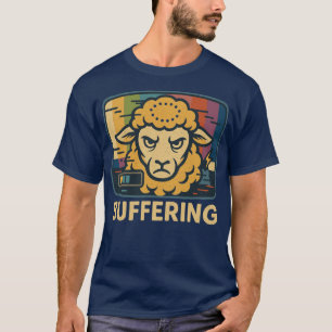 T-shirt Buffer Sheep Glitch Art