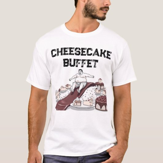T-shirt Buffet de gâteau au fromage (Devant)