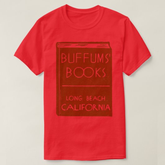 T-shirt Buffets Défunts Livres Long Beach Calif (Design devant)