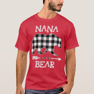 T-shirt Buffle noir et blanc Plaid Nana Oear Noël