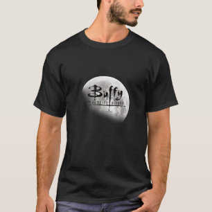 T-shirt Buffy Contre les Vampires Lune Pleine Titl en détr