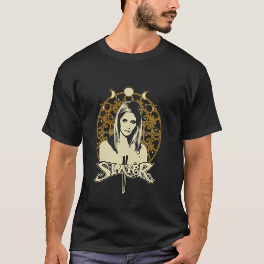 T-shirt Buffy Le Vampire Slayer Buffy Celestial Slayer Bi (Devant)