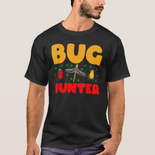 T-shirt Bug Hunter Ladybugs Dragonfly Bee Bug Beetle Wasp