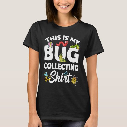 T-shirt Bug  Insect Science This is My Bug Collecting Outf (Devant)