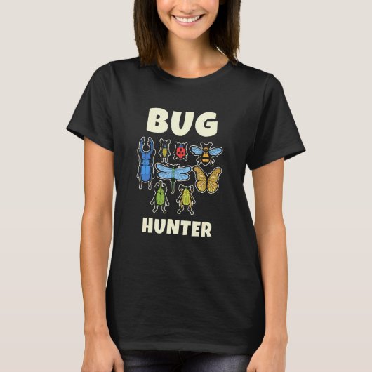 T-shirt Bug Ladybugs Dragonfly Bee Bug Beetle Wasants Te (Devant)