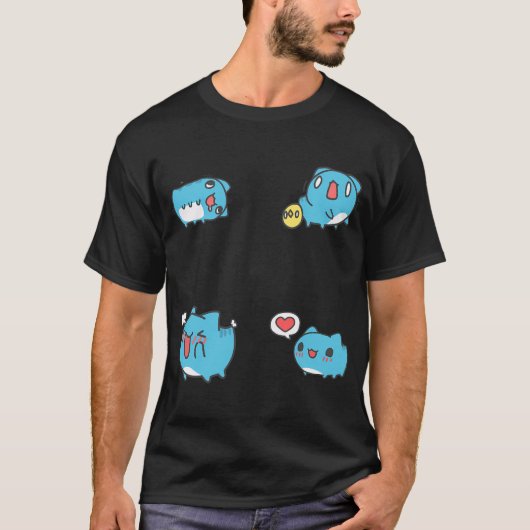 T-shirt bugcat capoo (Devant)