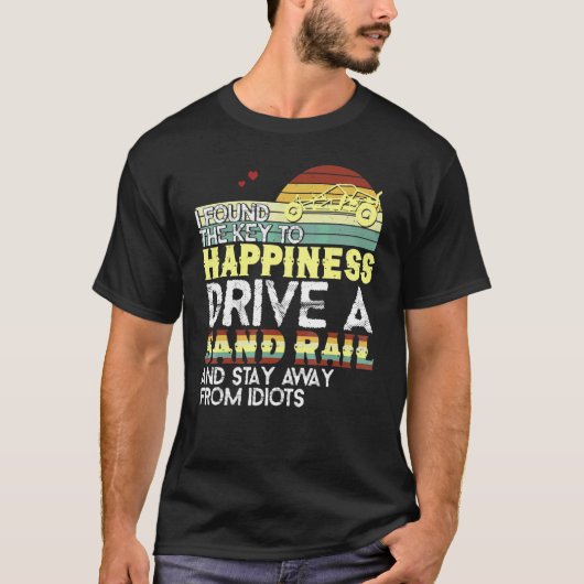 T-shirt Buggy de plage Rail de sable Tout-terrain Course d (Devant)