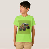 T-shirt Buggy jaune, par Natasha Us (Devant entier)