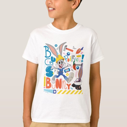 T-shirt BUGS BUNNY BUILDERS™| BUGS BUNNY™ Outils de travai (Devant)