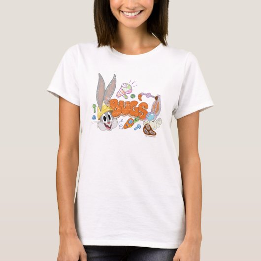 T-shirt BUGS BUNNY BUILDERS™| BUGS BUNNY™ Sketch Art (Devant)