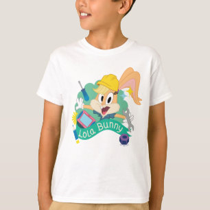 T-shirt BUGS BUNNY BUILDERS™ Lola Bunny Graphique de cara