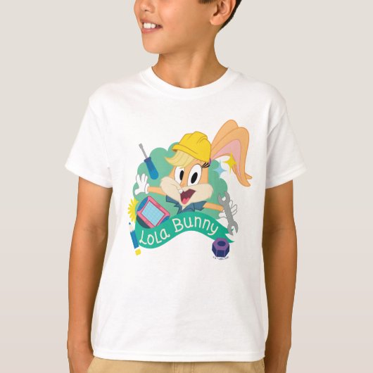 T-shirt BUGS BUNNY BUILDERS™| Lola Bunny Graphique de cara (Devant)