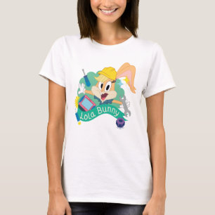 T-shirt BUGS BUNNY BUILDERS™ Lola Bunny Graphique de cara
