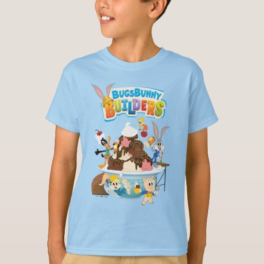 T-shirt BUGS BUNNY BUILDERS™| Looney Builders Glace (Devant)