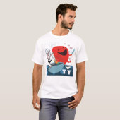 T-shirt BUGS BUNNY™ & Gossamer Préparation de repas Whimsi (Devant entier)