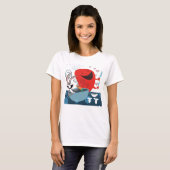T-shirt BUGS BUNNY™ & Gossamer Préparation de repas Whimsi (Devant entier)